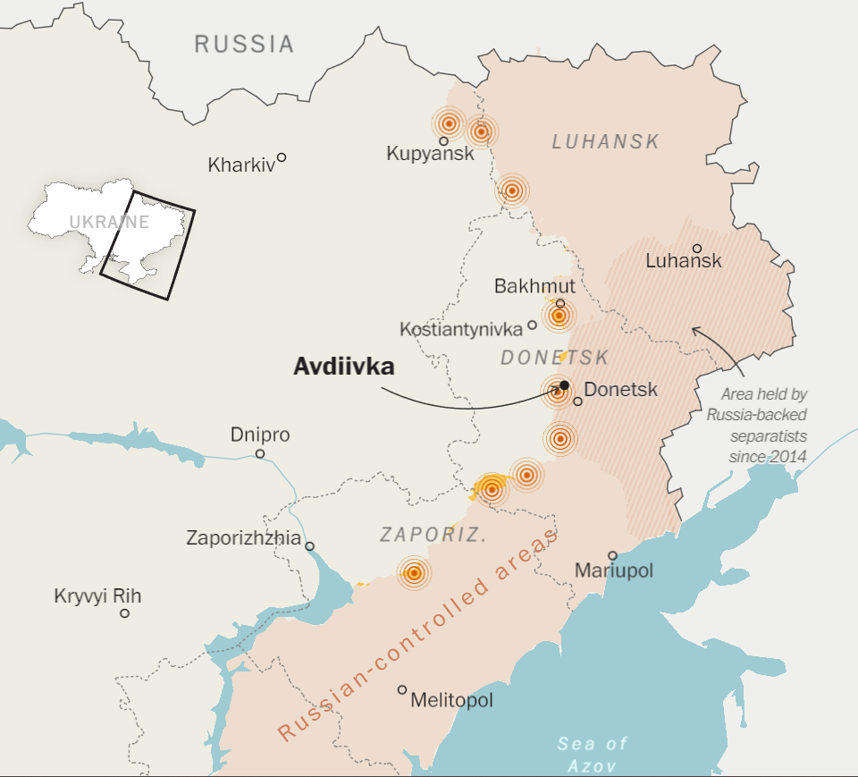 Мапа бойових дій